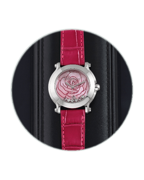 Chopard Happy Sport La Vie En Rose Quartz 36 Steel / Pink MOP with