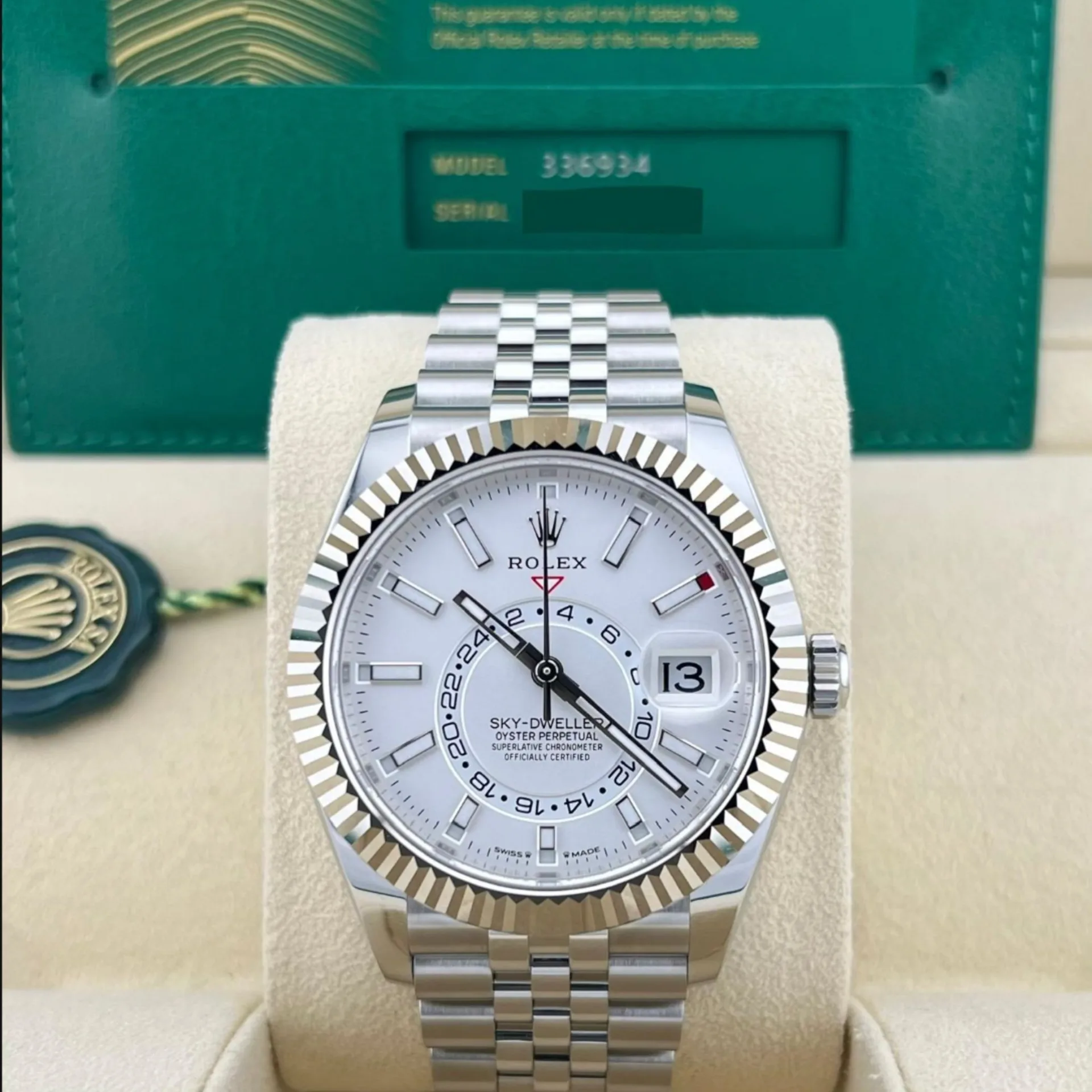 2024 Rolex Sky-Dweller Steel / White / Jubilee 336934-0004 Listing Image