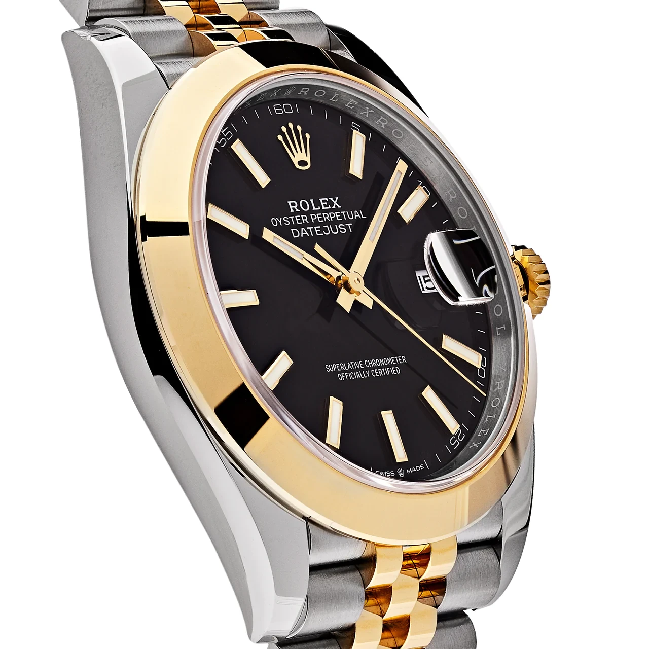 2022 Rolex Datejust 41 Two-Tone / Smooth / Black / Jubilee 126303-0014 Listing Image 3