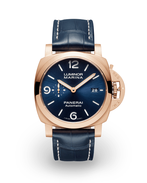 Gold panerai luminor hotsell