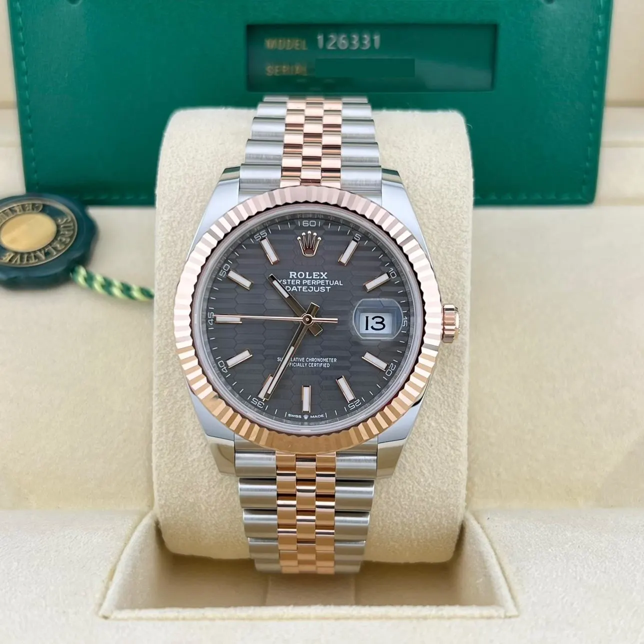 2023 Rolex Datejust 41 Two-Tone / Fluted / Fluted-Motif / Jubilee 126331-0020 Listing Image 3