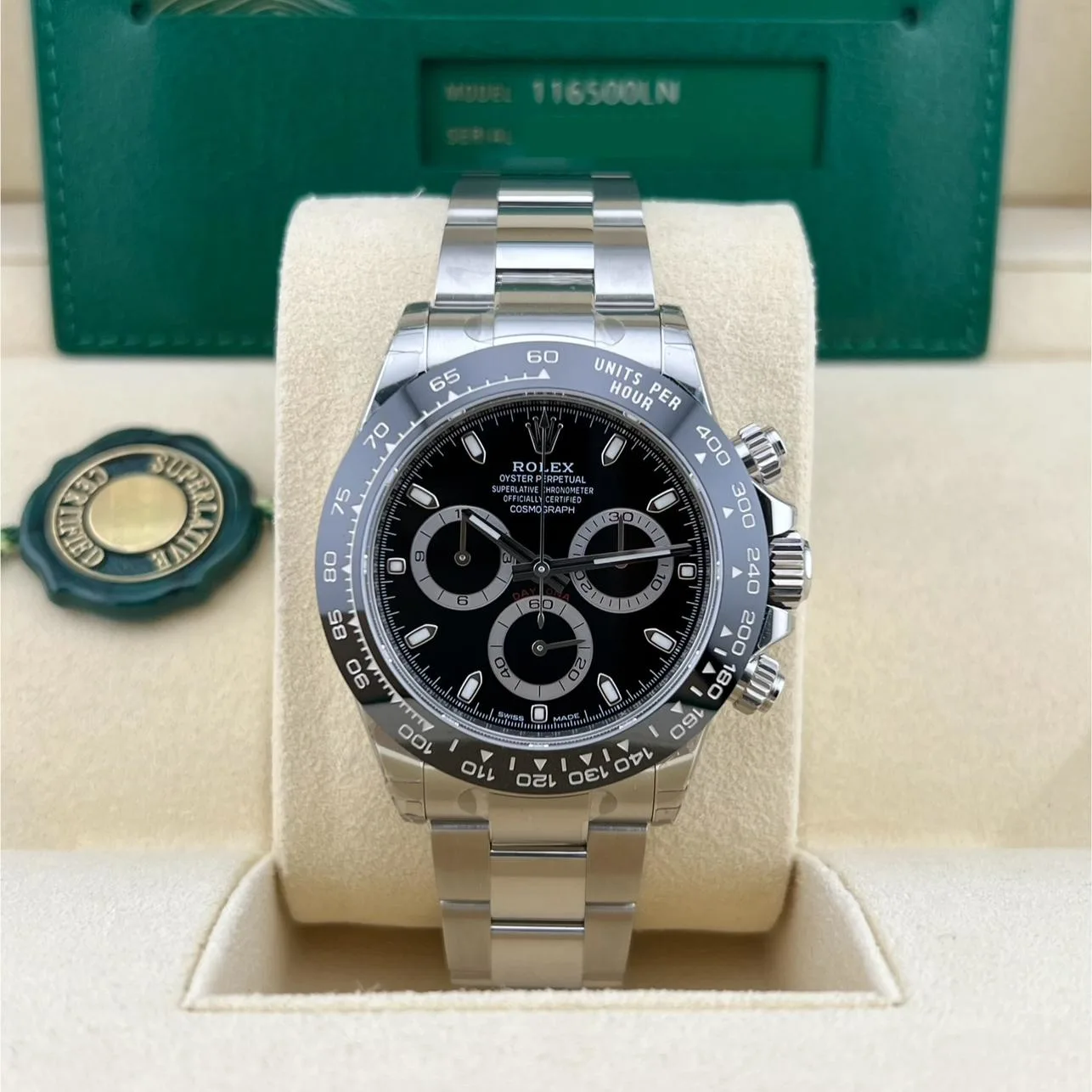 2021 Rolex Daytona Steel / Ceramic / Black 116500LN-0002 Listing Image 3