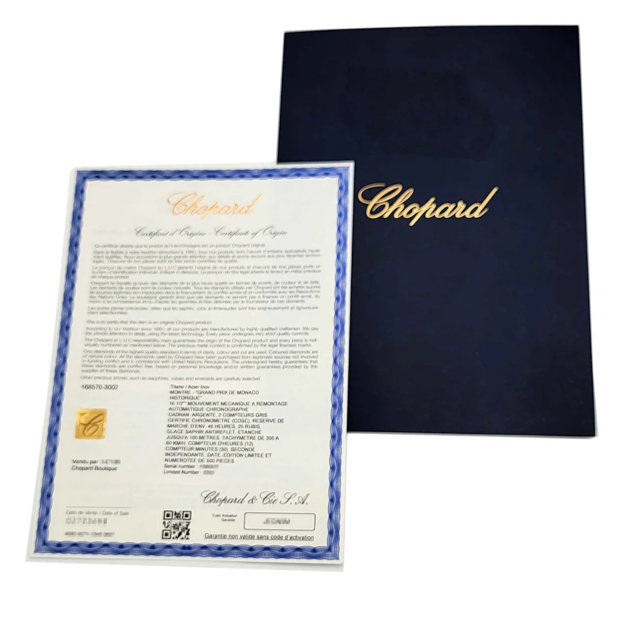 2016 Chopard Grand Prix de Monaco Historique 44.5 Titanium / Silvered / Strap 168570-3002 Listing Image 5