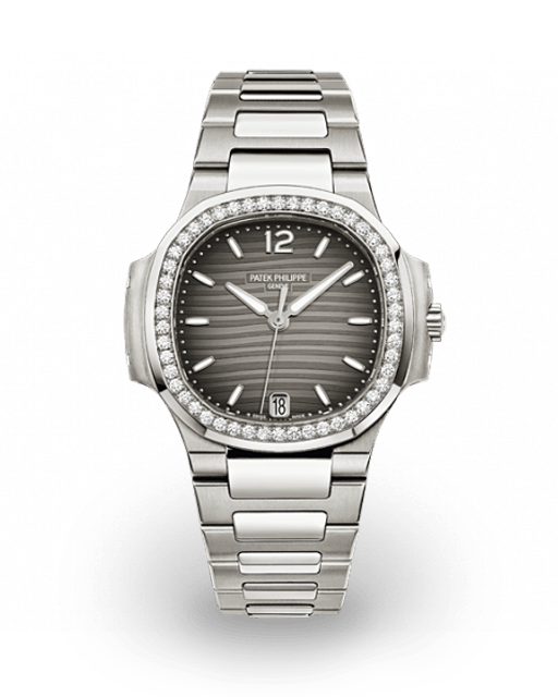 Patek Philippe SEALED Nautilus 18k White Gold Diamond Watch