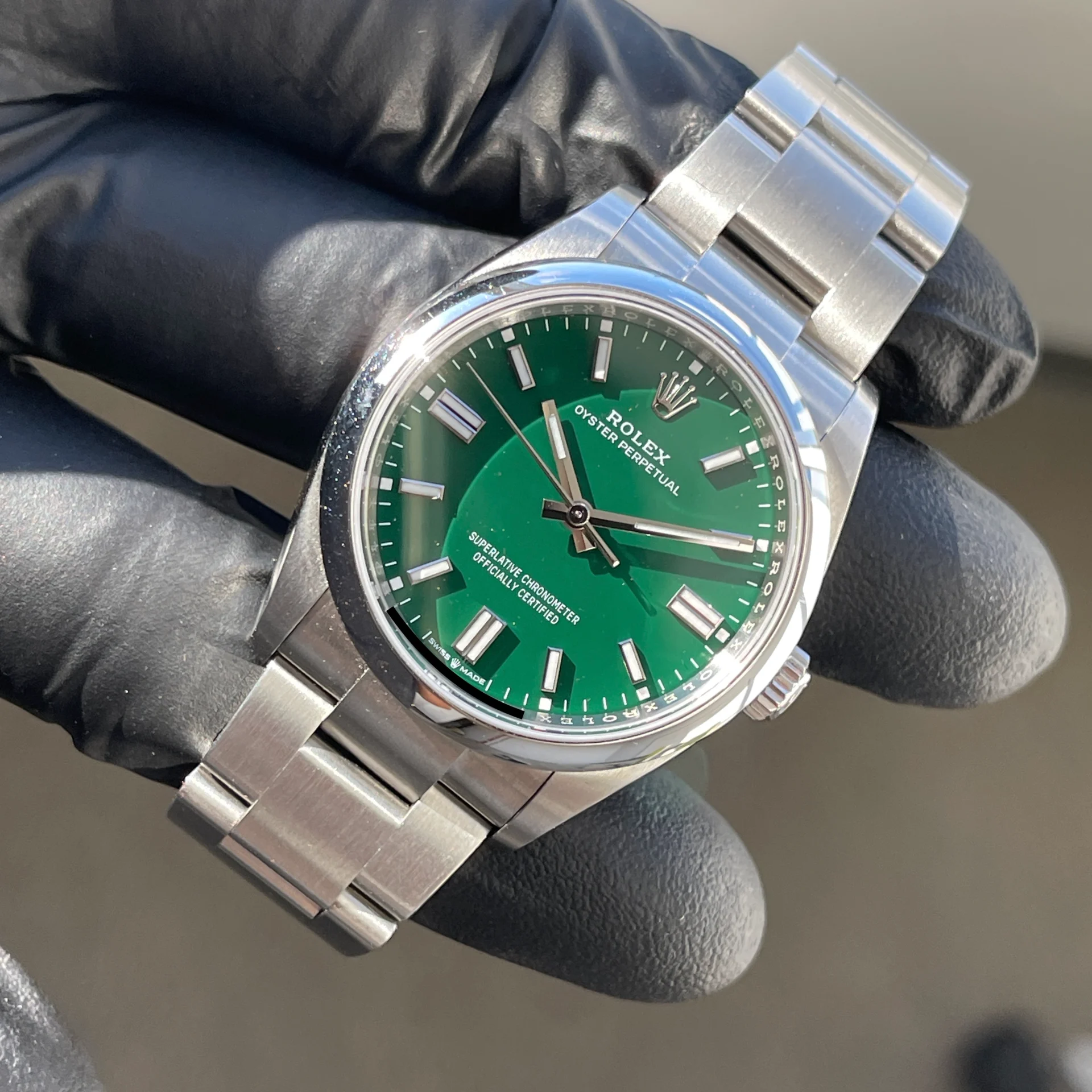 2022 Rolex Oyster Perpetual 36 Green 126000-0005