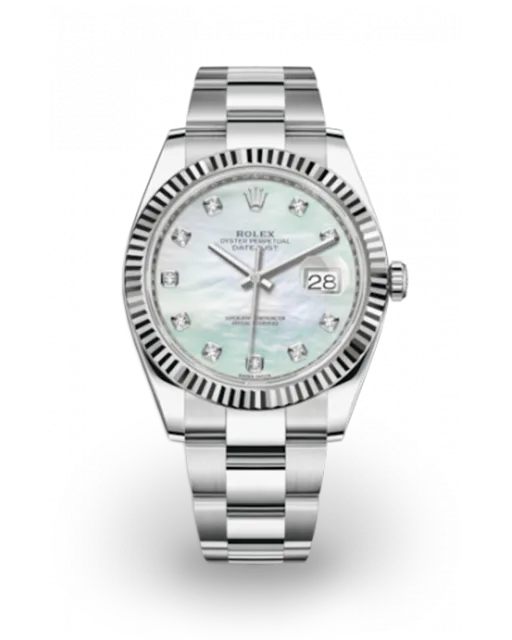 Rolex Datejust 41 Fluted / MOP / Diamond-Set / Oyster 126334-0019  Model Image