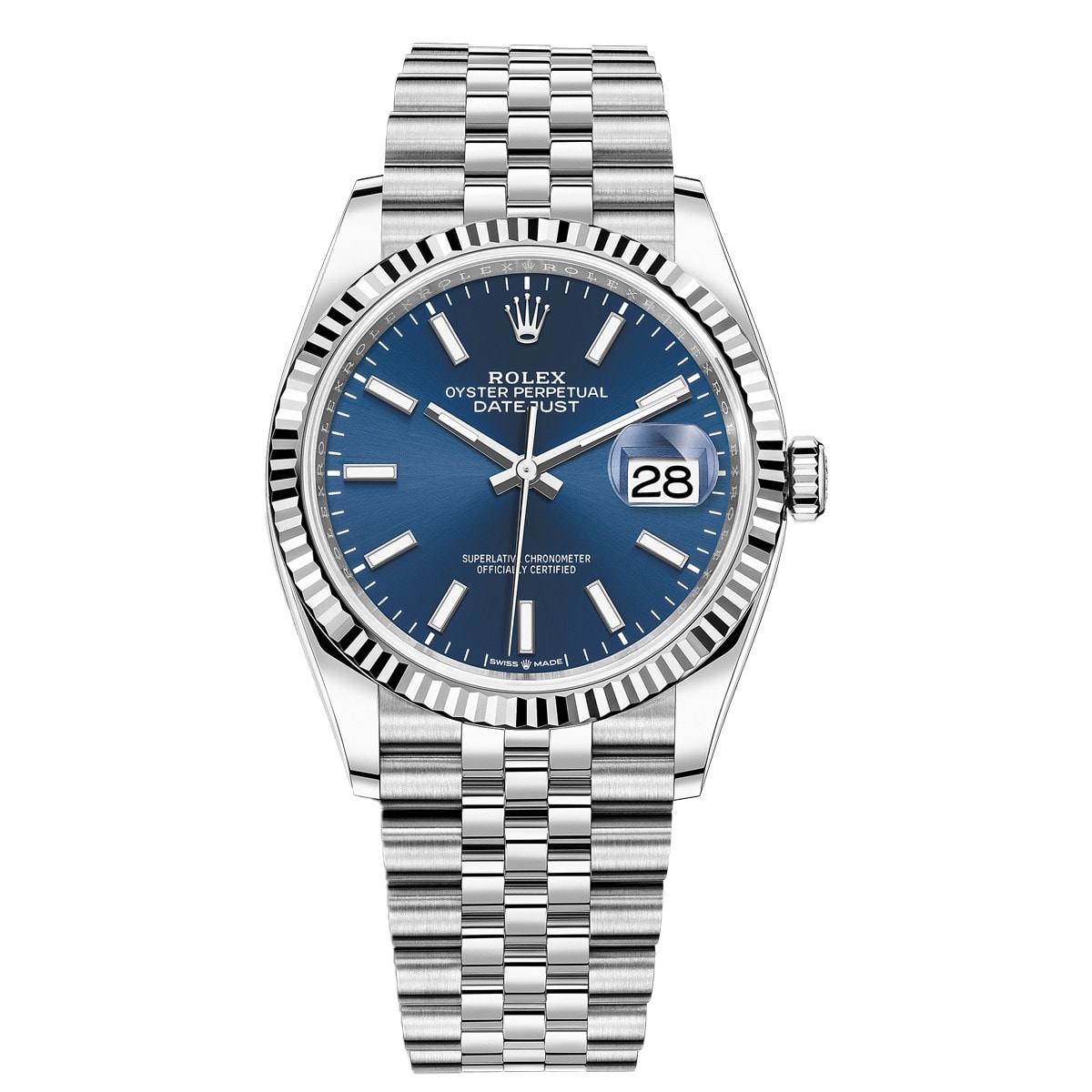 みっちゃん R Rolex Datejust 36 Steel / Fluted / Blue / Jubilee 126234