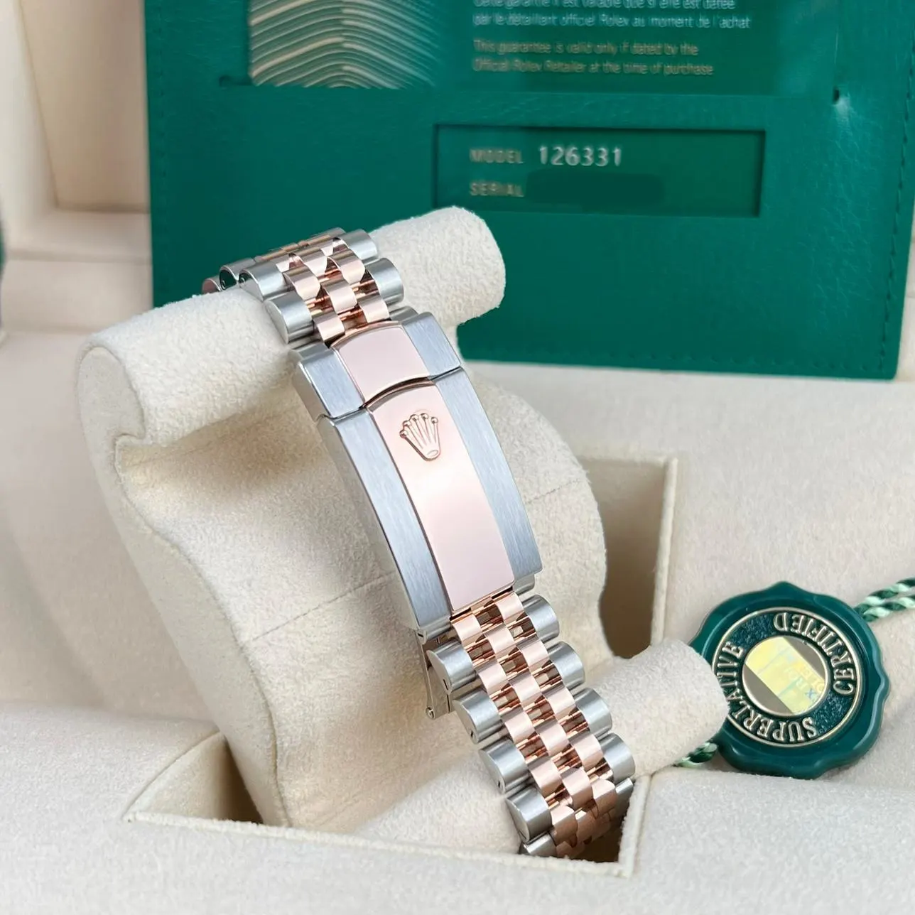 2023 Rolex Datejust 41 Two-Tone "Wimbledon" / Fluted / Jubilee 126331-0016 Listing Image 4