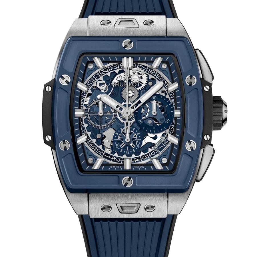 ✨かん✨ Hublot Spirit of Big Bang Titanium / Skeletonized Blue