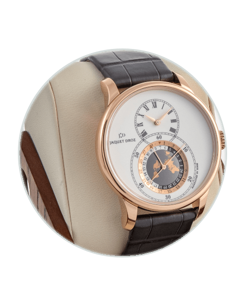 Ivory Dial Jaquet Droz Watches | Authenticated In-House | Bezel