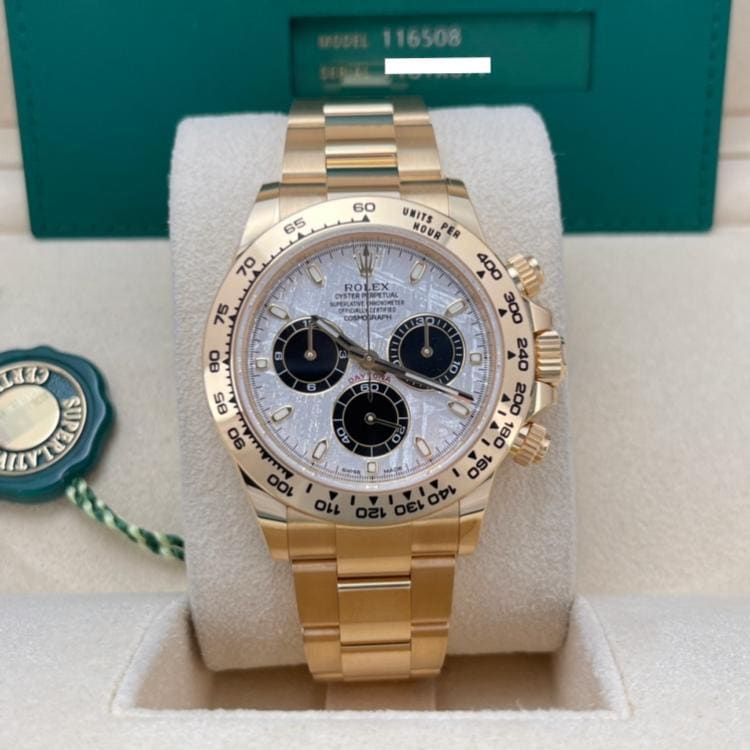 2021 Rolex Daytona Yellow Gold / Meteorite 116508-0015 | Bezel