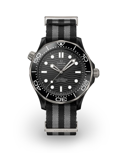 Omega Seamaster Diver 300M Master Co-Axial 43.5 Ceramic / Titanium / Black / NATO 210.92.44.20.01.002  Model Image