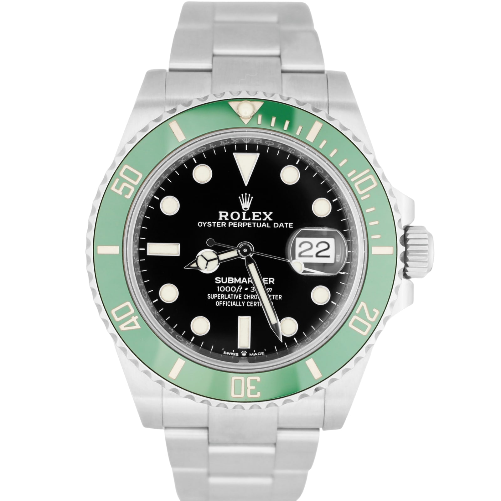 Rolex Submariner Date Oystersteel, MK1 Bezel, Ref# 126610LV-0002