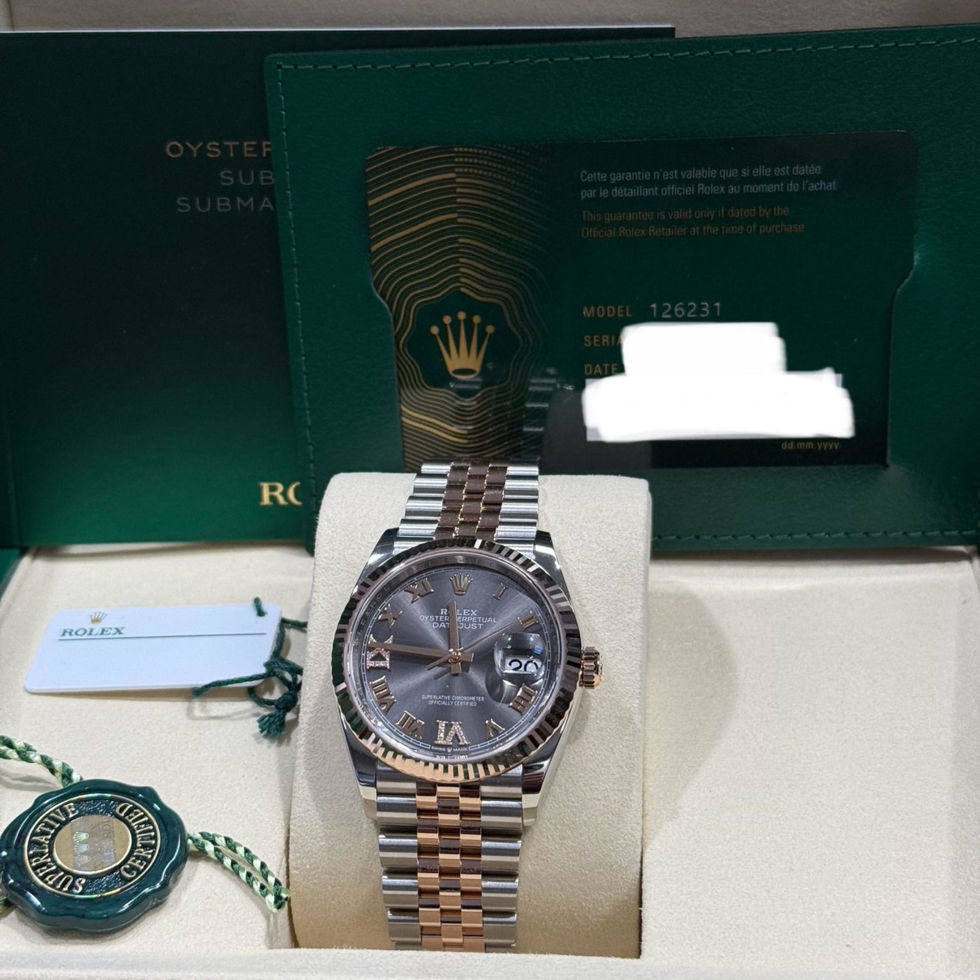 Rolex Datejust Oystersteel, M126200-0002