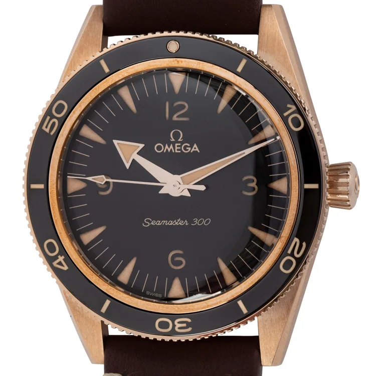 Omega Seamaster 300 Master Chronometer  Bronze Gold / Brown / Strap 234.92.41.21.10.001 Listing Image