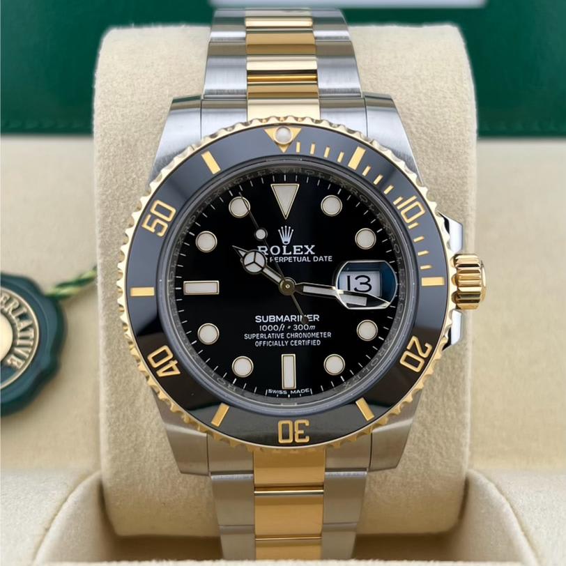 2019 Rolex Submariner Date Two-Tone / Ceramic / Black 116613LN