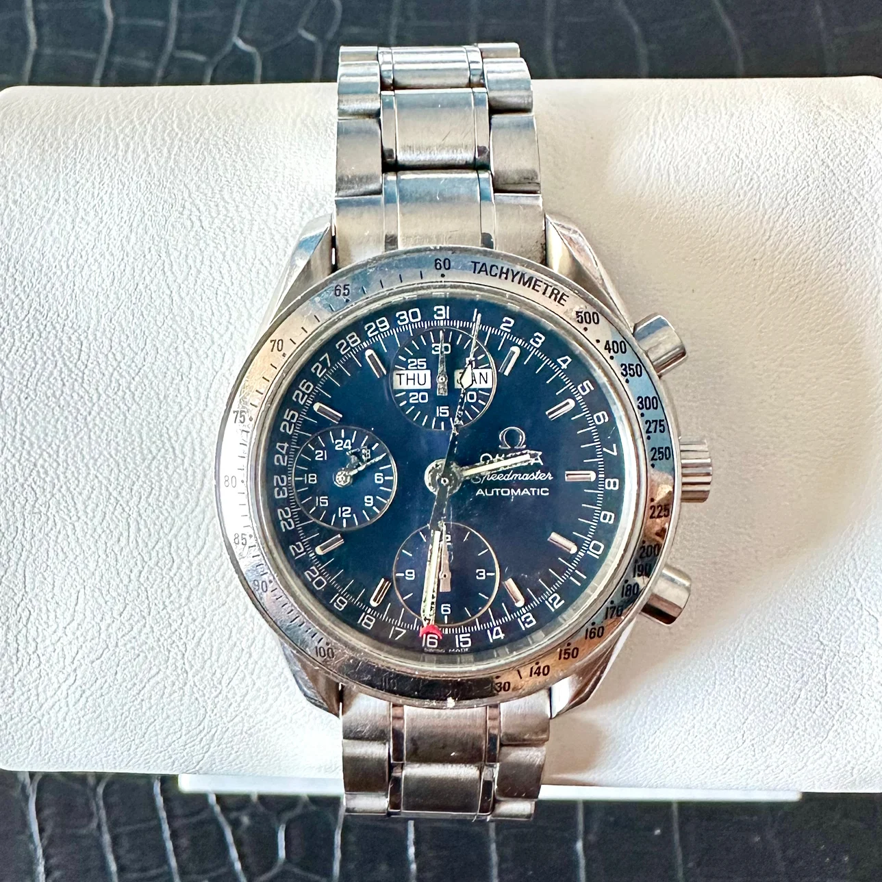 Omega Speedmaster Day-Date 39 Steel / Blue / Bracelet 3523.80.00
