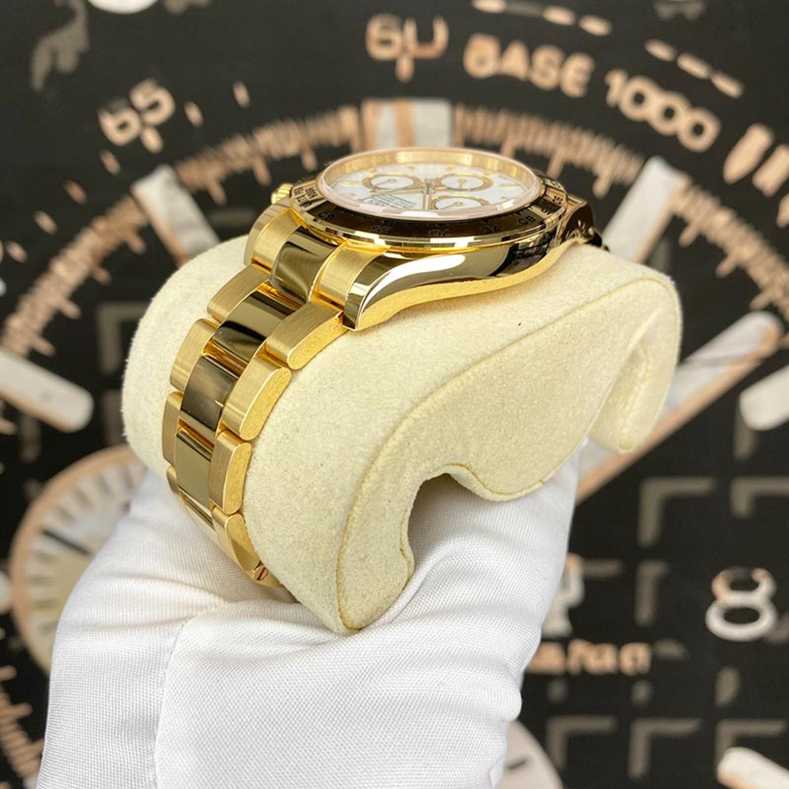 Rolex Daytona Yellow Gold / White / Oyster 126508-0001 Watches | Bezel