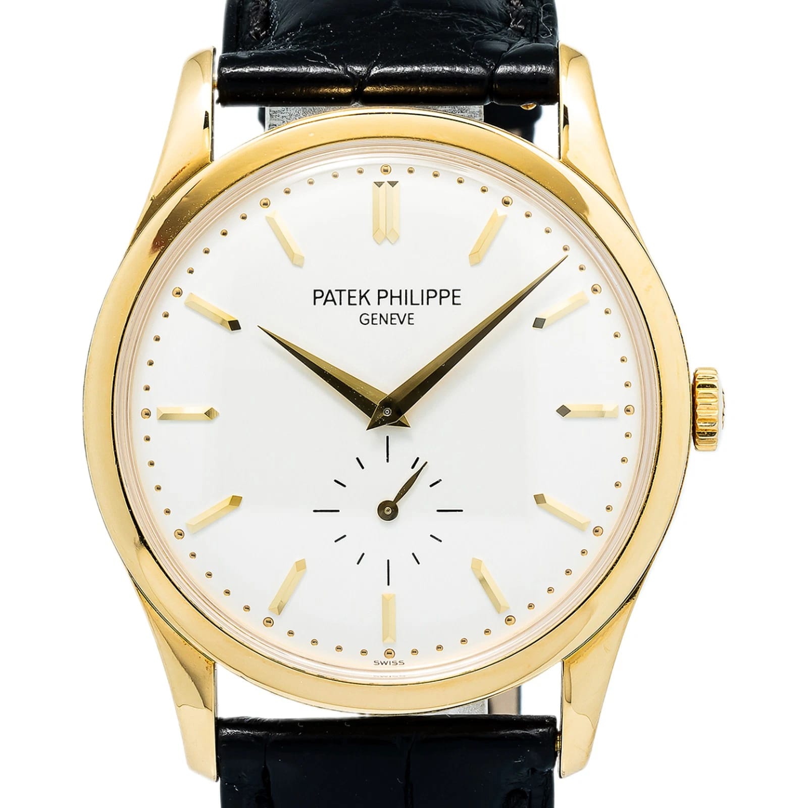 Patek Philippe Calatrava Yellow Gold Silvered 5196J-001 Watches