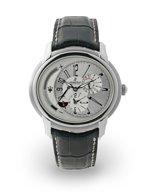 時計 Audemars Piguet Millenary Dual-Time Maserati Steel / Silvered