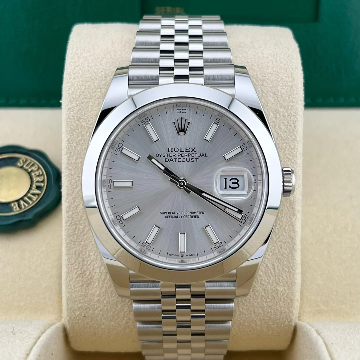 2025 Rolex Datejust 41 Smooth / Silver / Jubilee 126300-0004 Listing Image