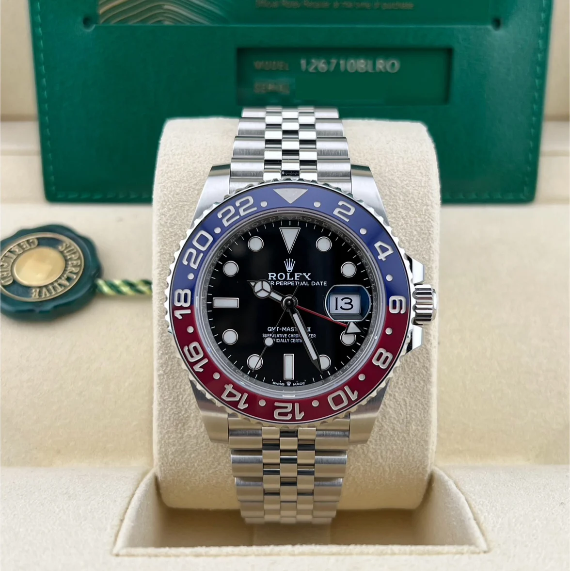 2023 Rolex GMT-Master II "Pepsi" / Jubilee 126710BLRO-0001 Listing Image 2
