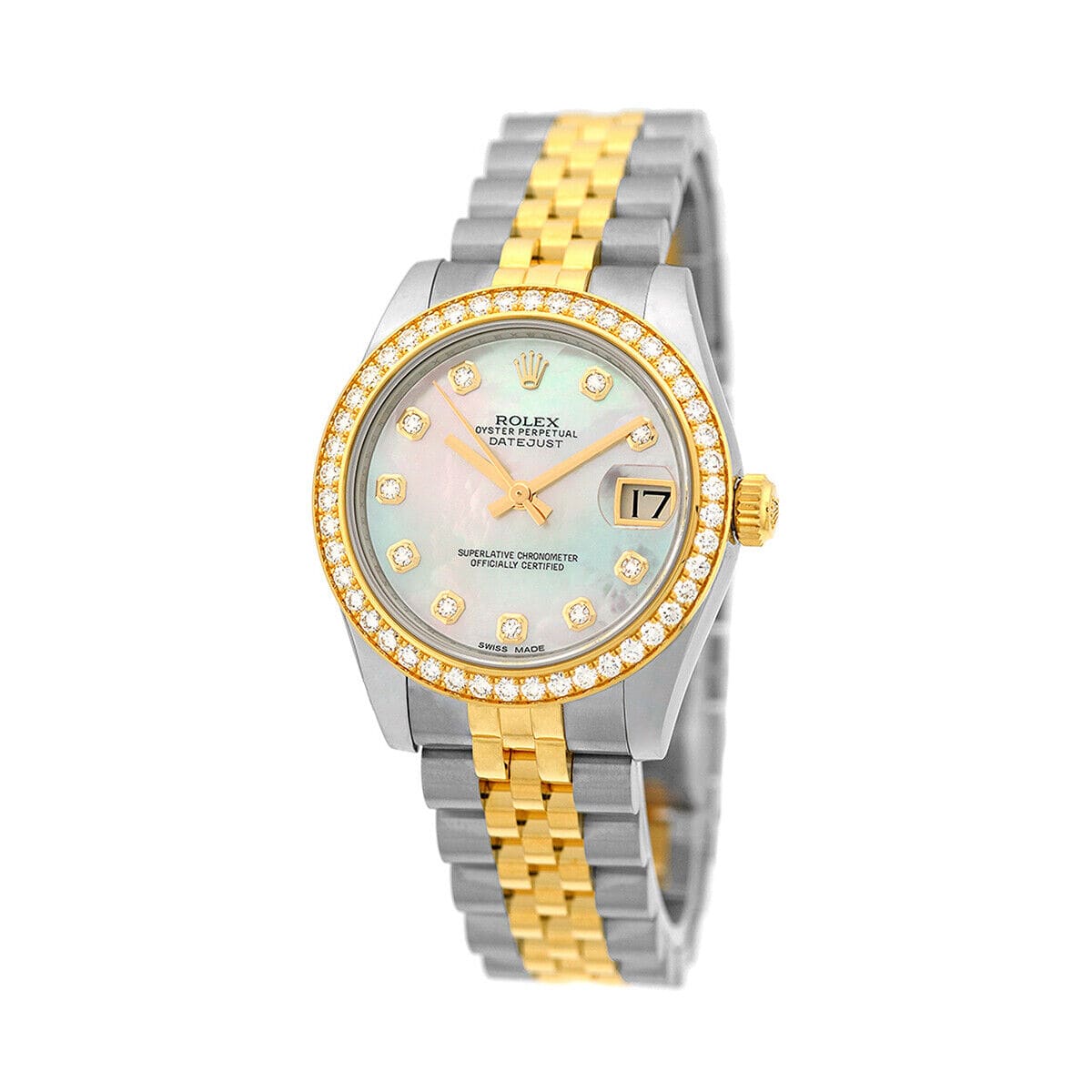 Rolex Datejust 31 Two-Tone / Diamond-Set / MOP / Diamond-Set