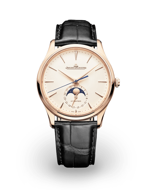 Jaeger-LeCoultre Master Ultra Thin Moon Rose Gold / Eggshell ...