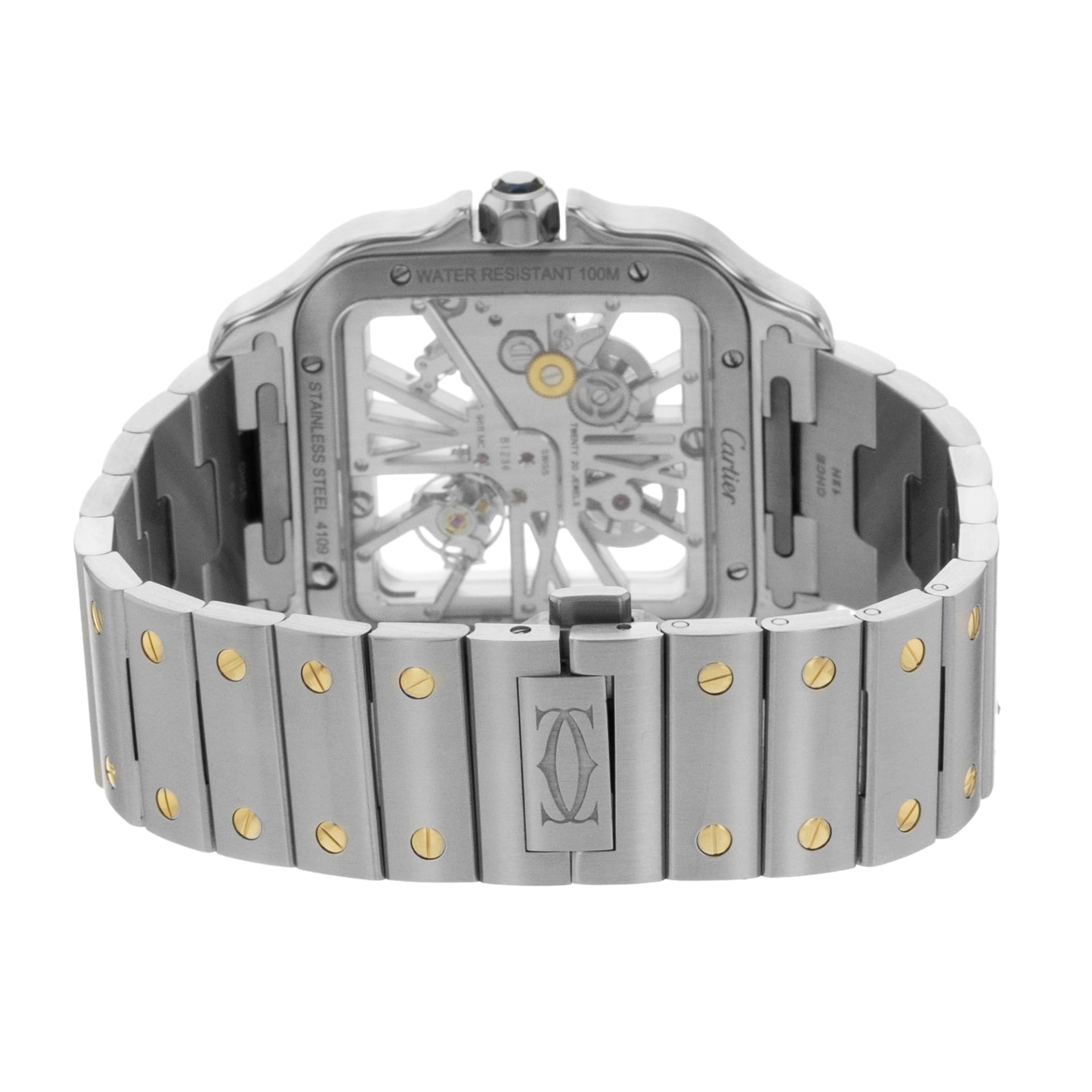 Cartier Santos de Cartier Skeleton Horloge Large Two-Tone