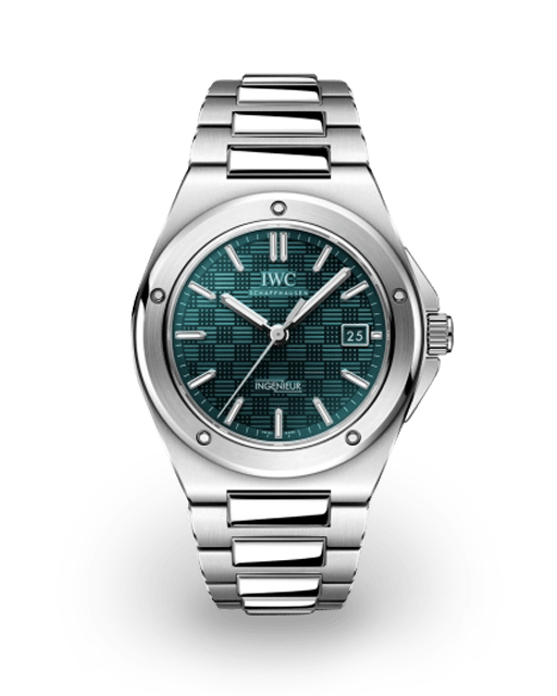 IWC Ingenieur Automatic 40 Steel Aqua Blue IW3289-03 Watches Bezel