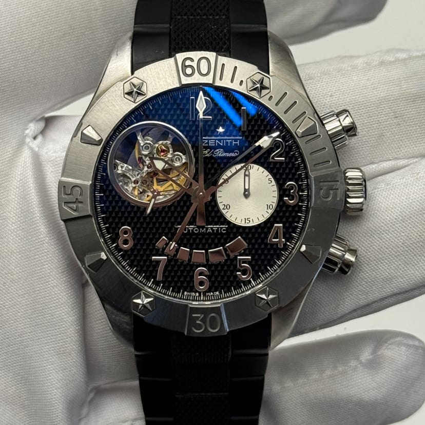 Auction: Zenith Defy El Primero Classic Open 43 Steel / Black