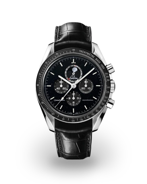 Omega Speedmaster Professional Moonphase Aventurine / Strap 311.33.44.32.01.001  Model Image