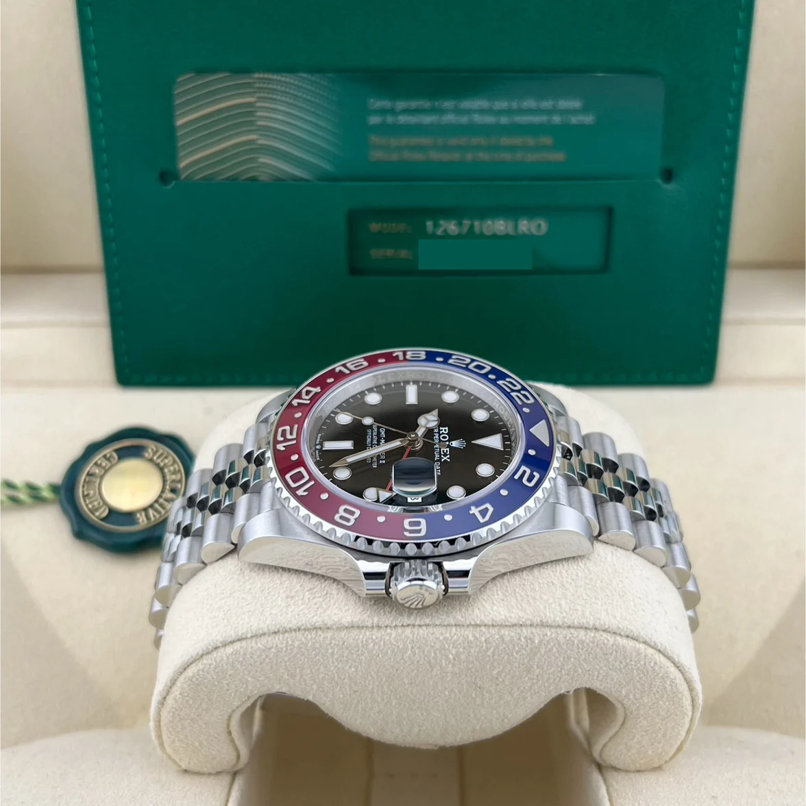 2024 Rolex GMT-Master II "Pepsi" / Jubilee 126710BLRO-0001 Listing Image 4