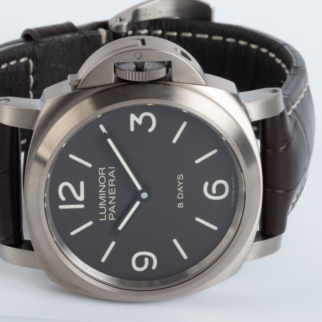 Panerai Luminor Base 44 8 Days Titanium Brown PAM00562 Watches