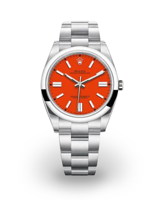 Rolex Oyster Perpetual 41 Coral Red 124300-0007  Model Image