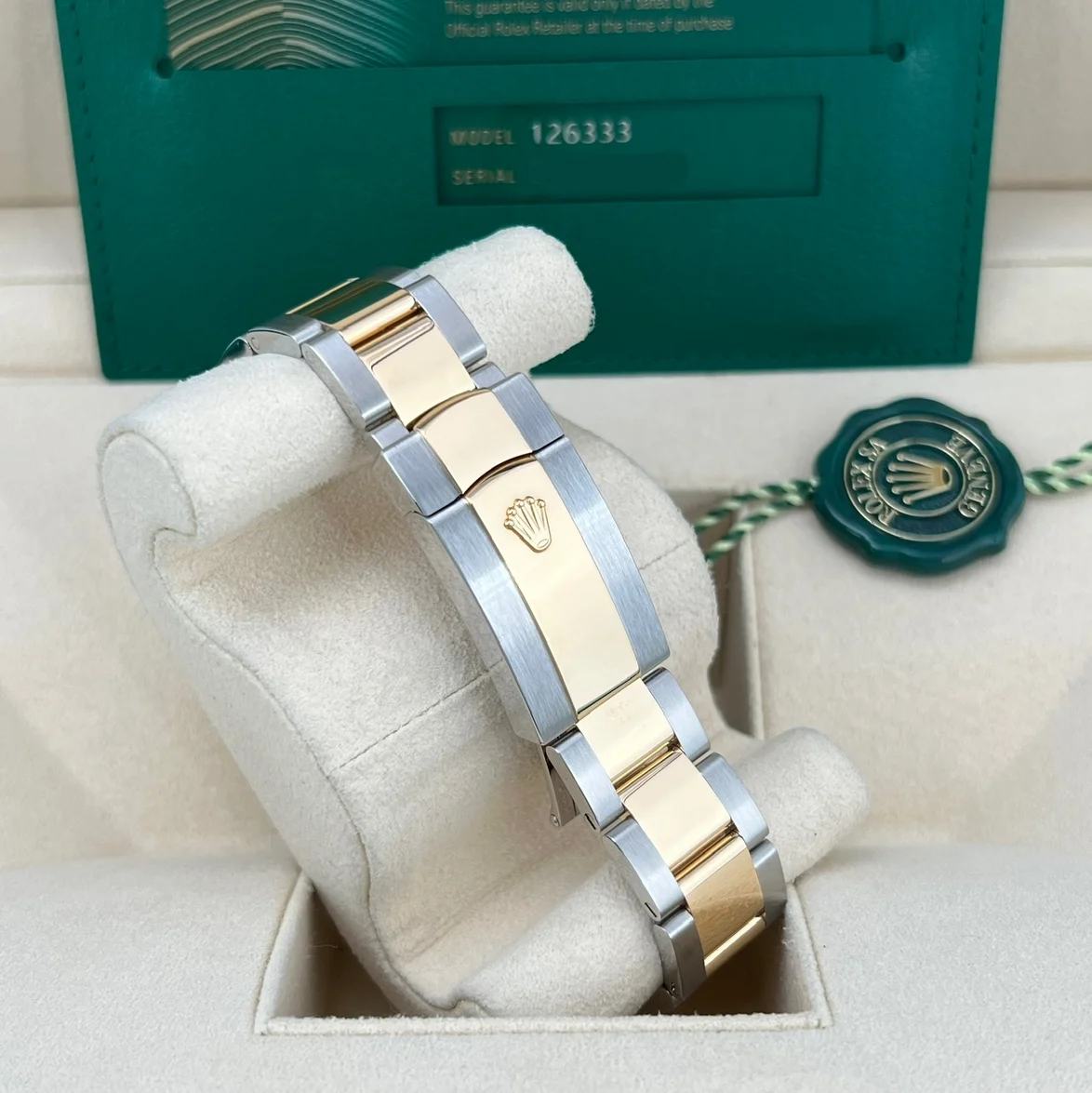 2023 Rolex Datejust 41 Two-Tone / Fluted / Black / Oyster 126333-0013 Listing Image 4
