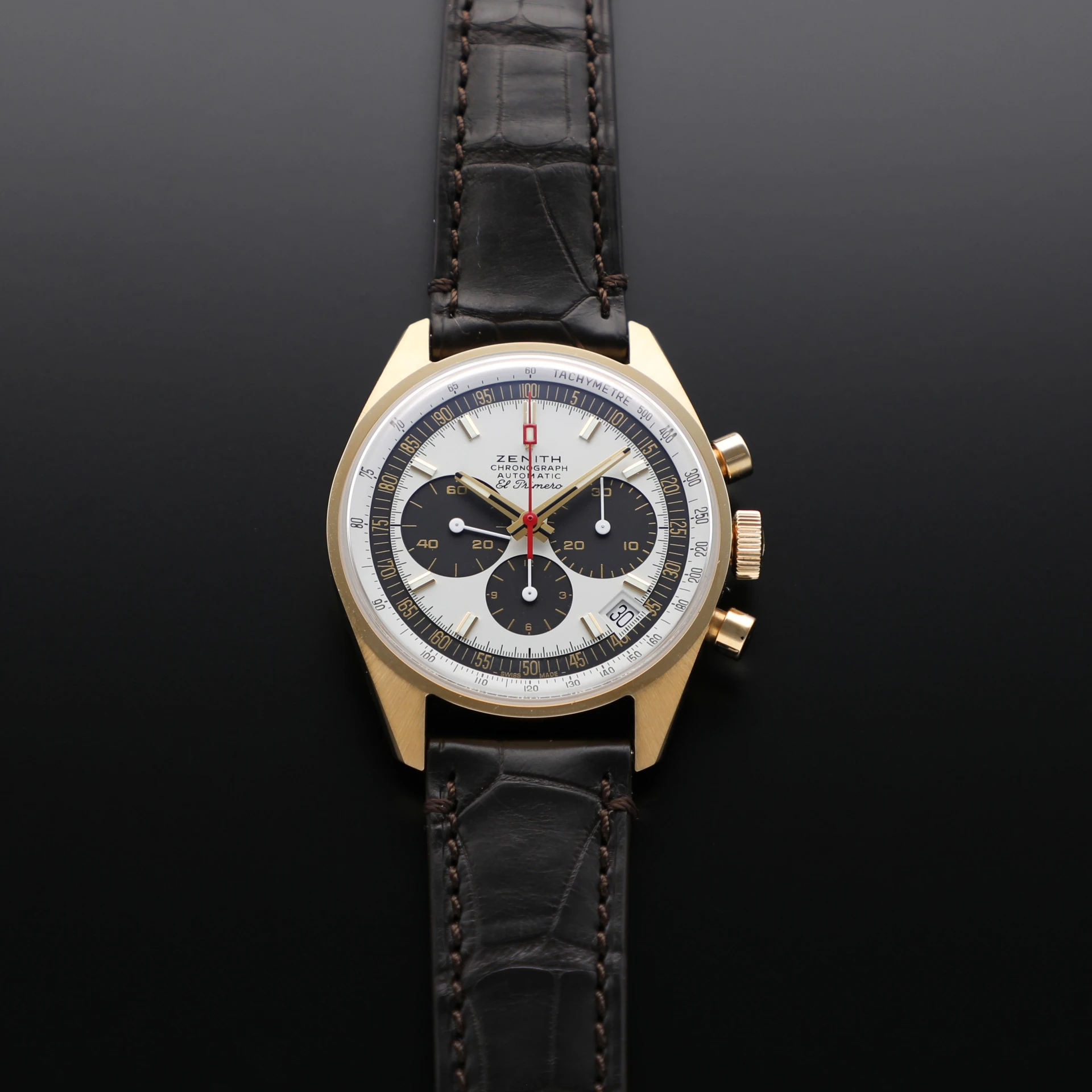 Zenith El Primero A381 Revival 50th Anniversary El Primero Yellow Gold 
