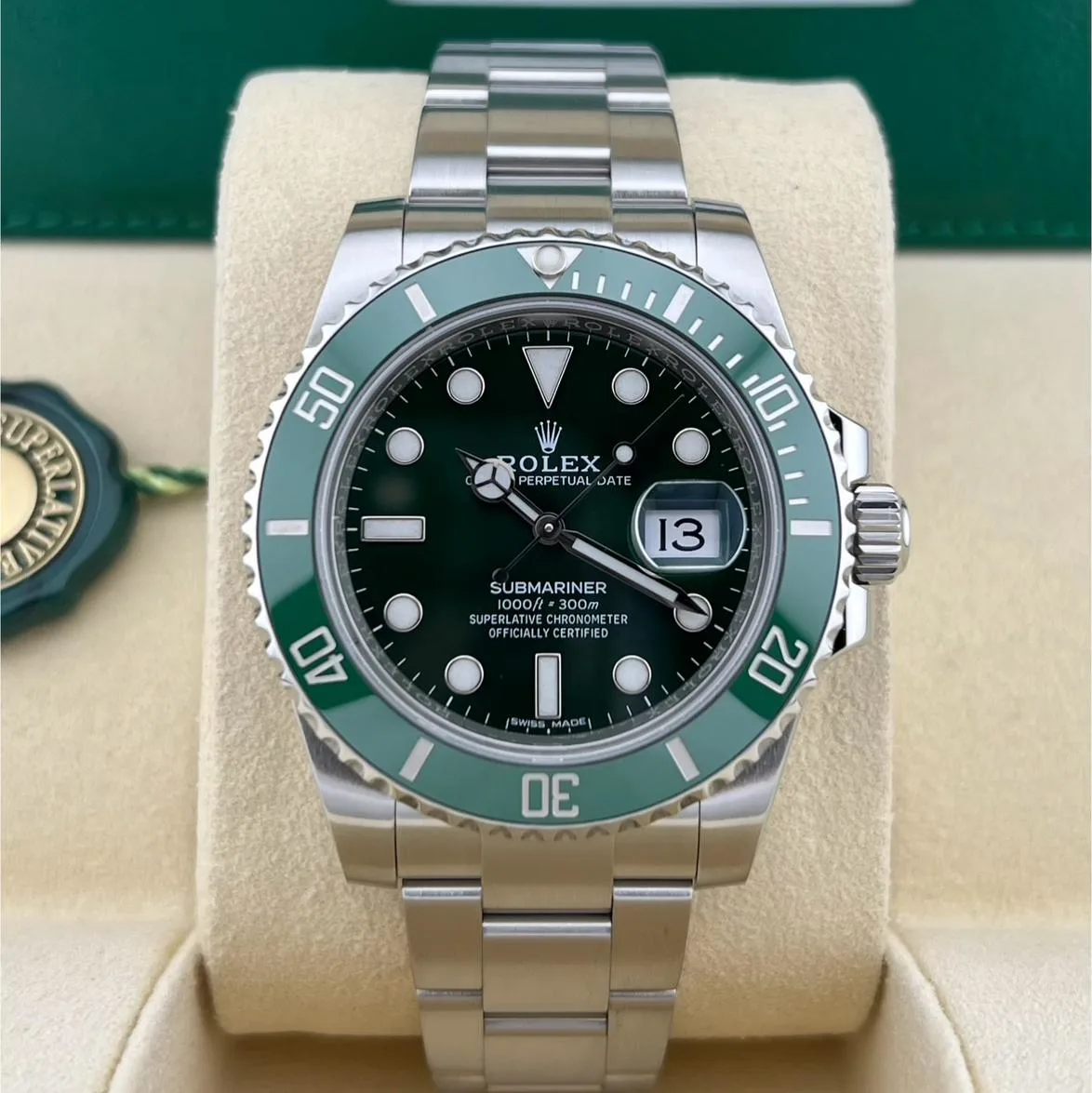 2020 Rolex Submariner "Hulk" 116610LV Listing Image 1
