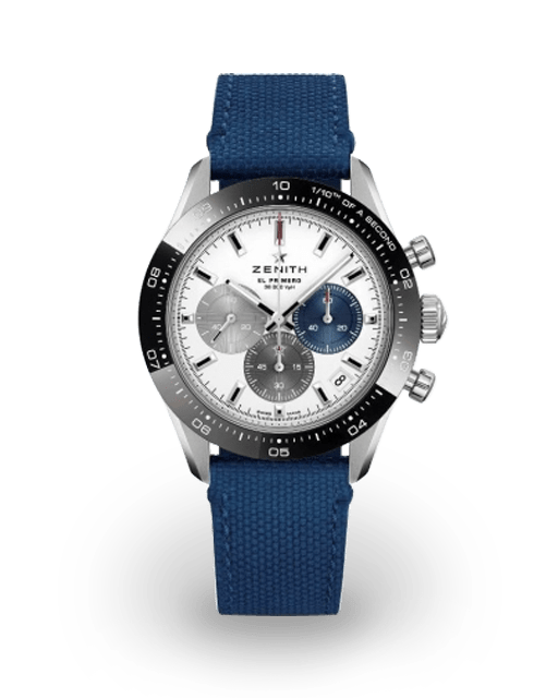 ☆こうき☆ Zenith Chronomaster Sport Steel / Silver / Canvas 03.3100.3600/69