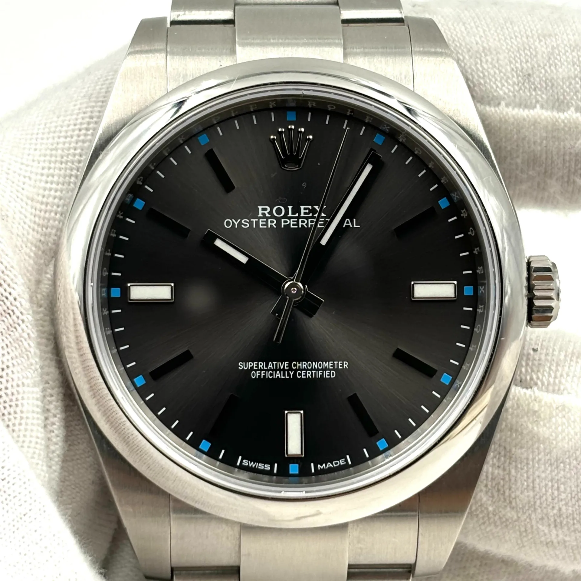 Rolex Oyster Perpetual 39 / Dark Rhodium 114300-0001