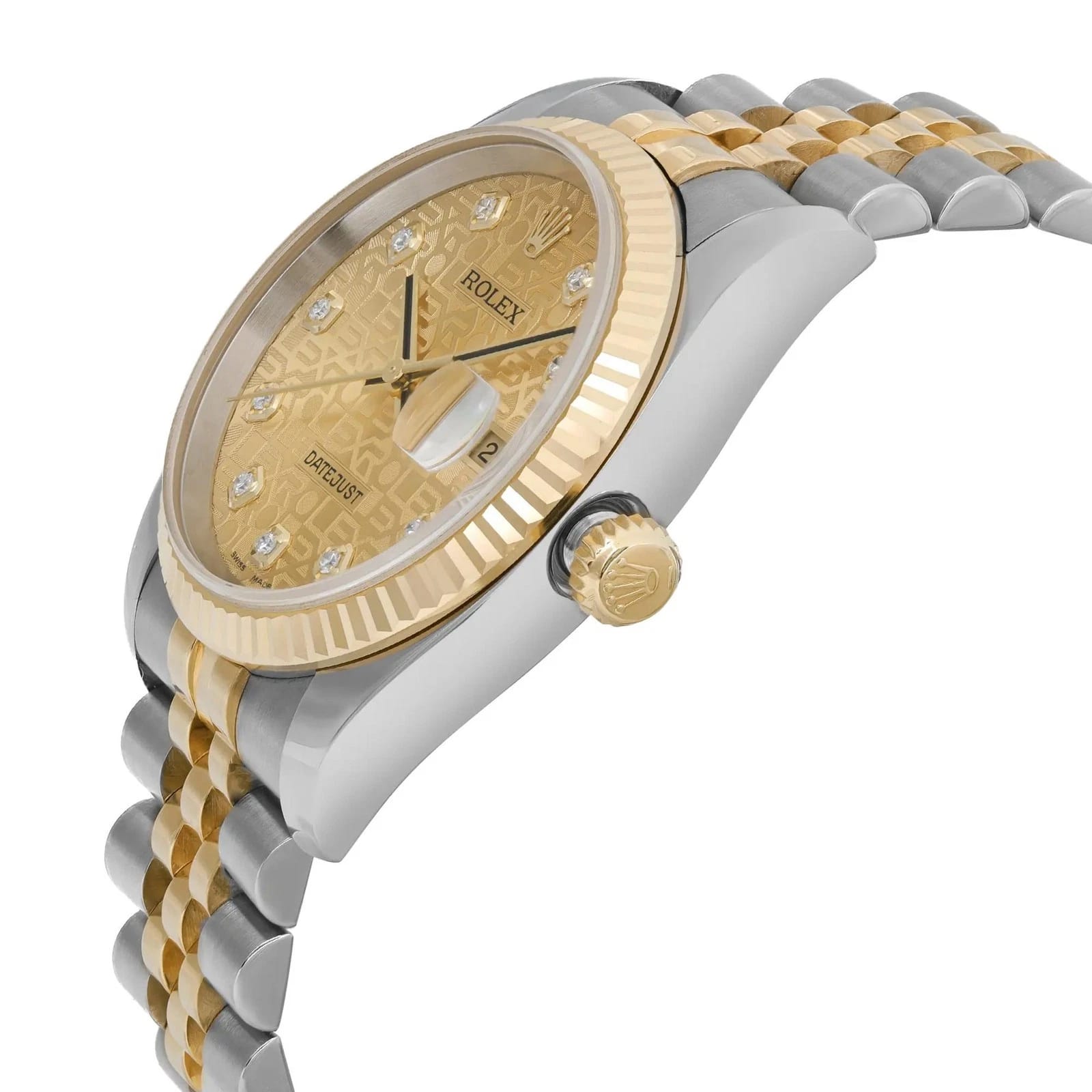 Rolex Datejust 36 Two-Tone / Fluted / Jubilee-Motif