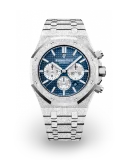 Royal Oak Chronograph 41 Frosted White Gold / Blue - Limited to 200 Pieces Avatar Image