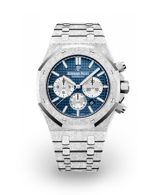 Audemars Piguet  Royal Oak Chronograph 41 Frosted White Gold / Blue - Limited to 200 Pieces 26331BC.GG.1224BC.02 Model Image