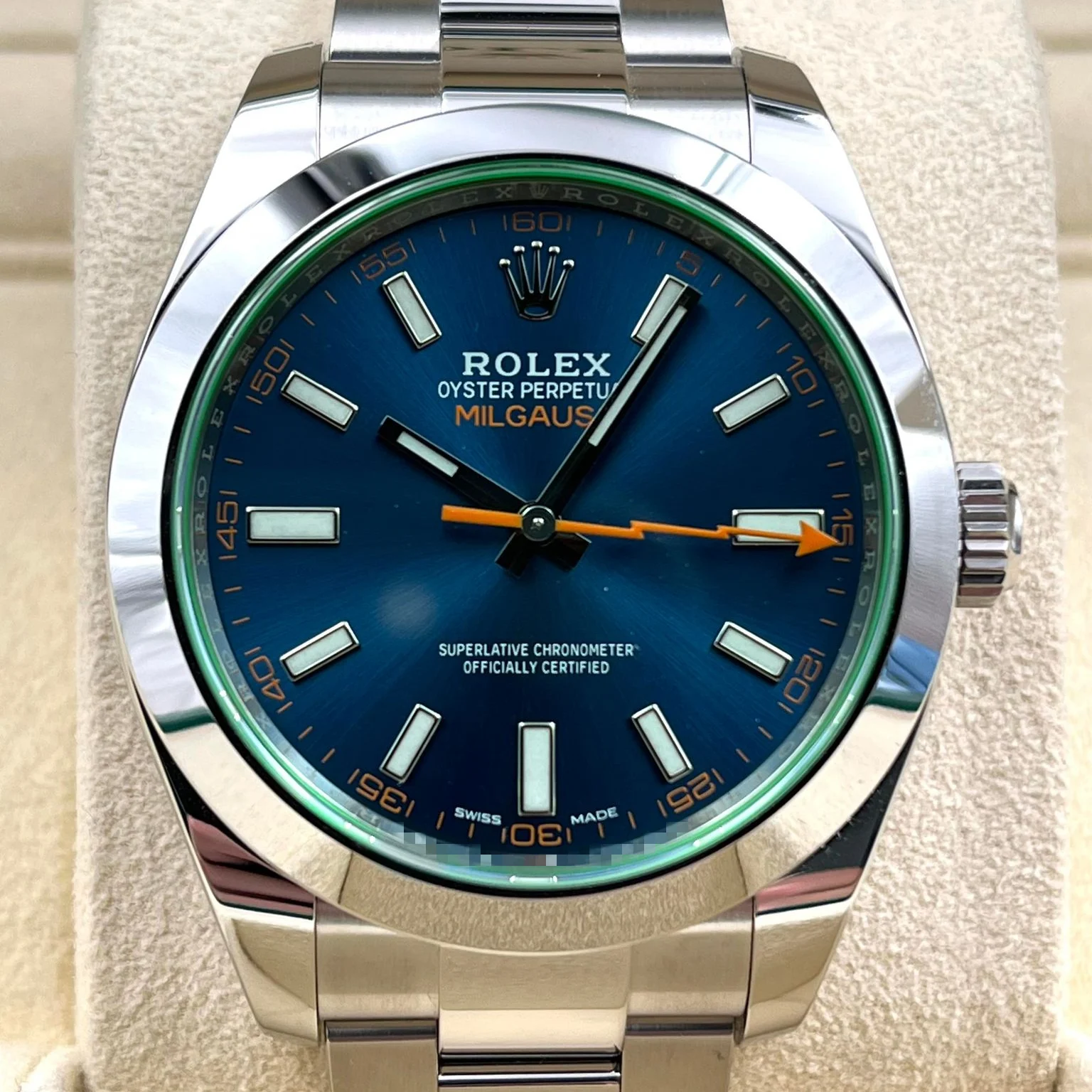 2020 Rolex Milgauss Blue 116400GV-0002 Listing Image 1