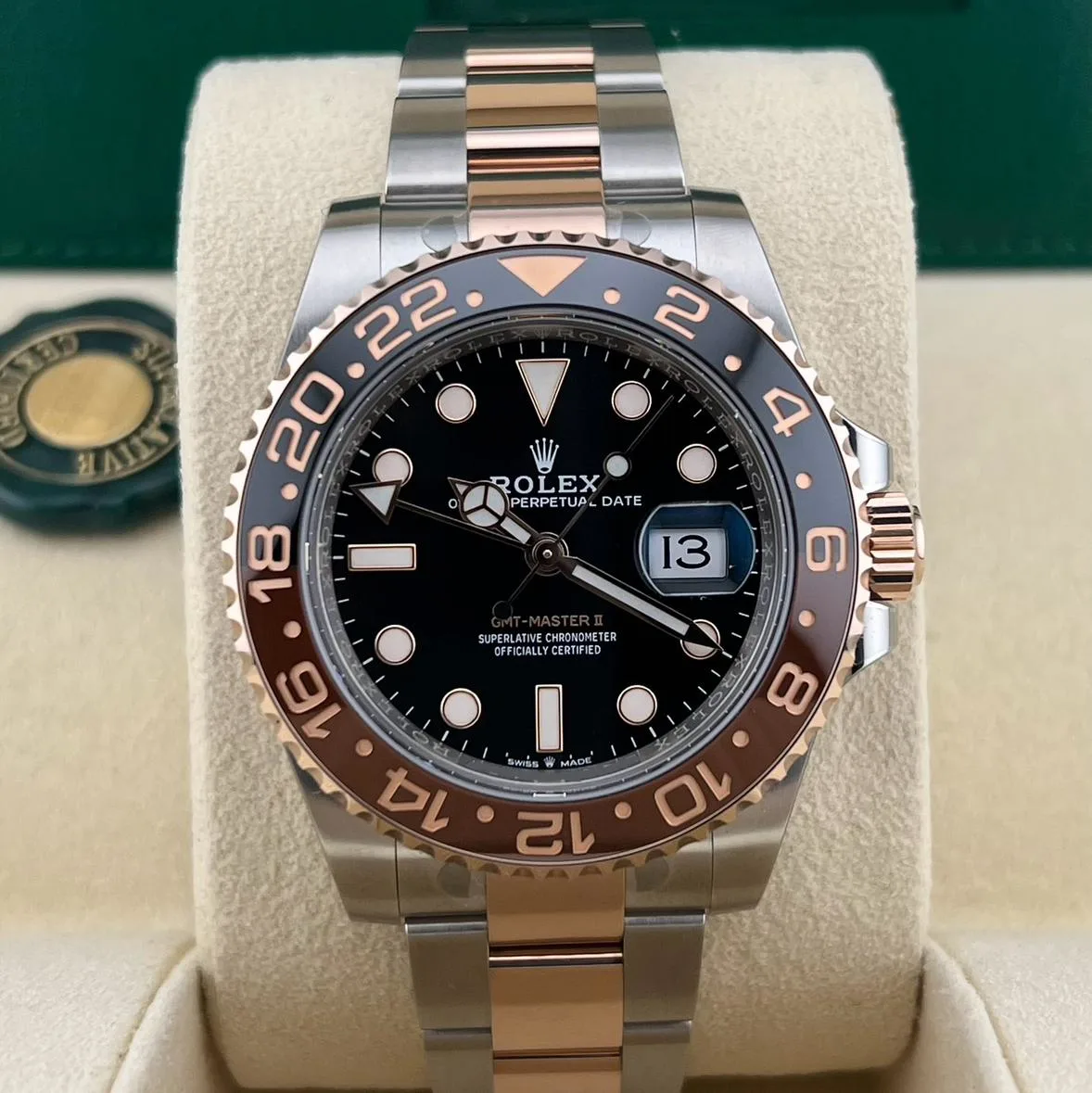 2022 Rolex GMT Master II Root Beer 126711CHNR 0002 Watch Trading Co. Powered By Bezel