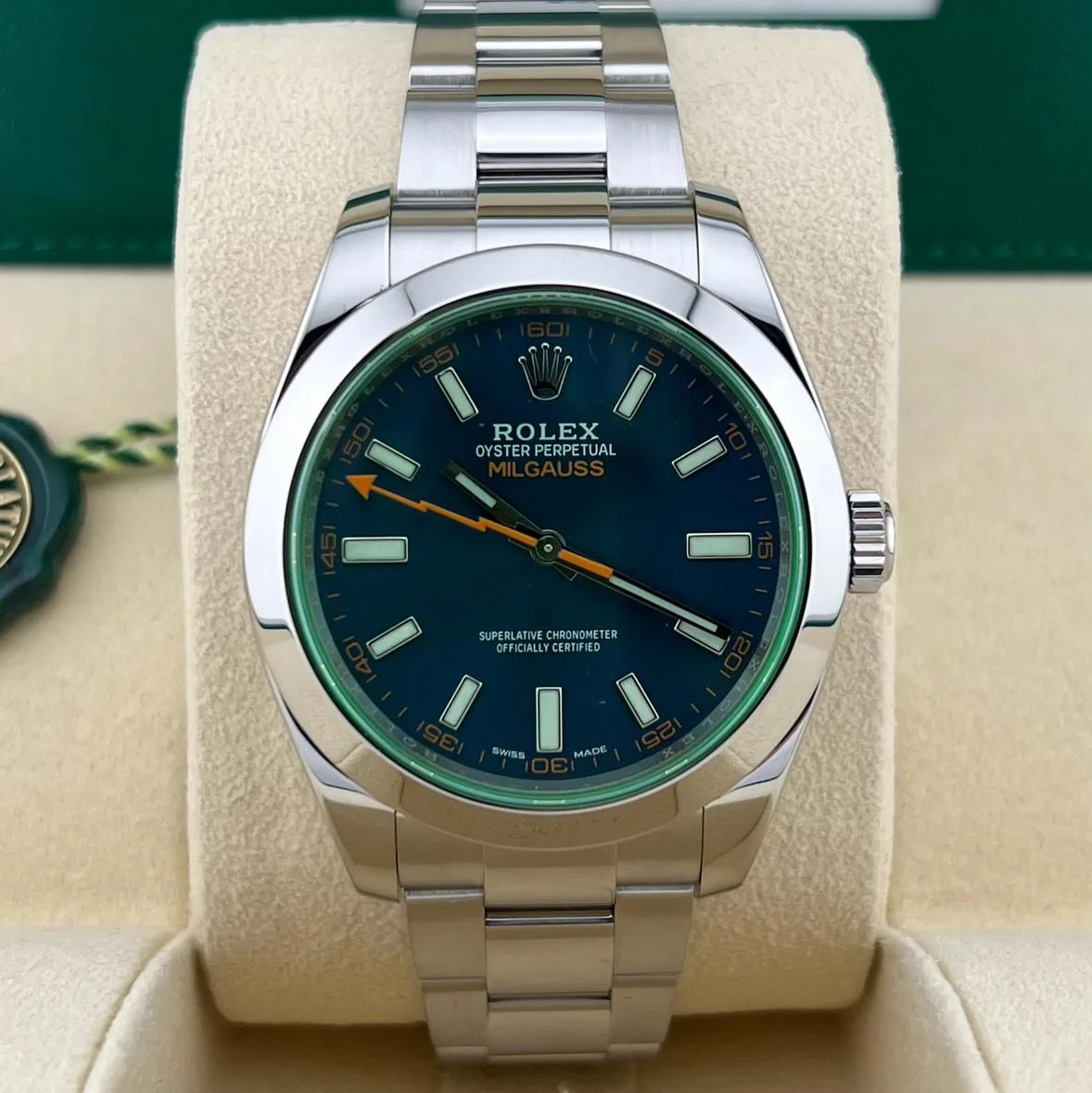 2016 Rolex Milgauss Blue 116400GV-0002 Listing Image 1