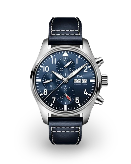 IWC Pilot's Watch Chronograph 41 Stainless Steel / Blue IW3881-01  Model Image