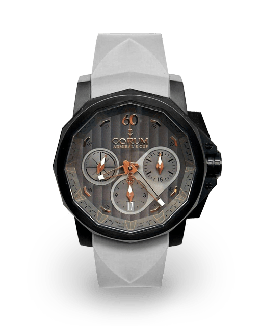 Corum Admirals Cup 44 Steel Gray Arabic Strap 01.0007