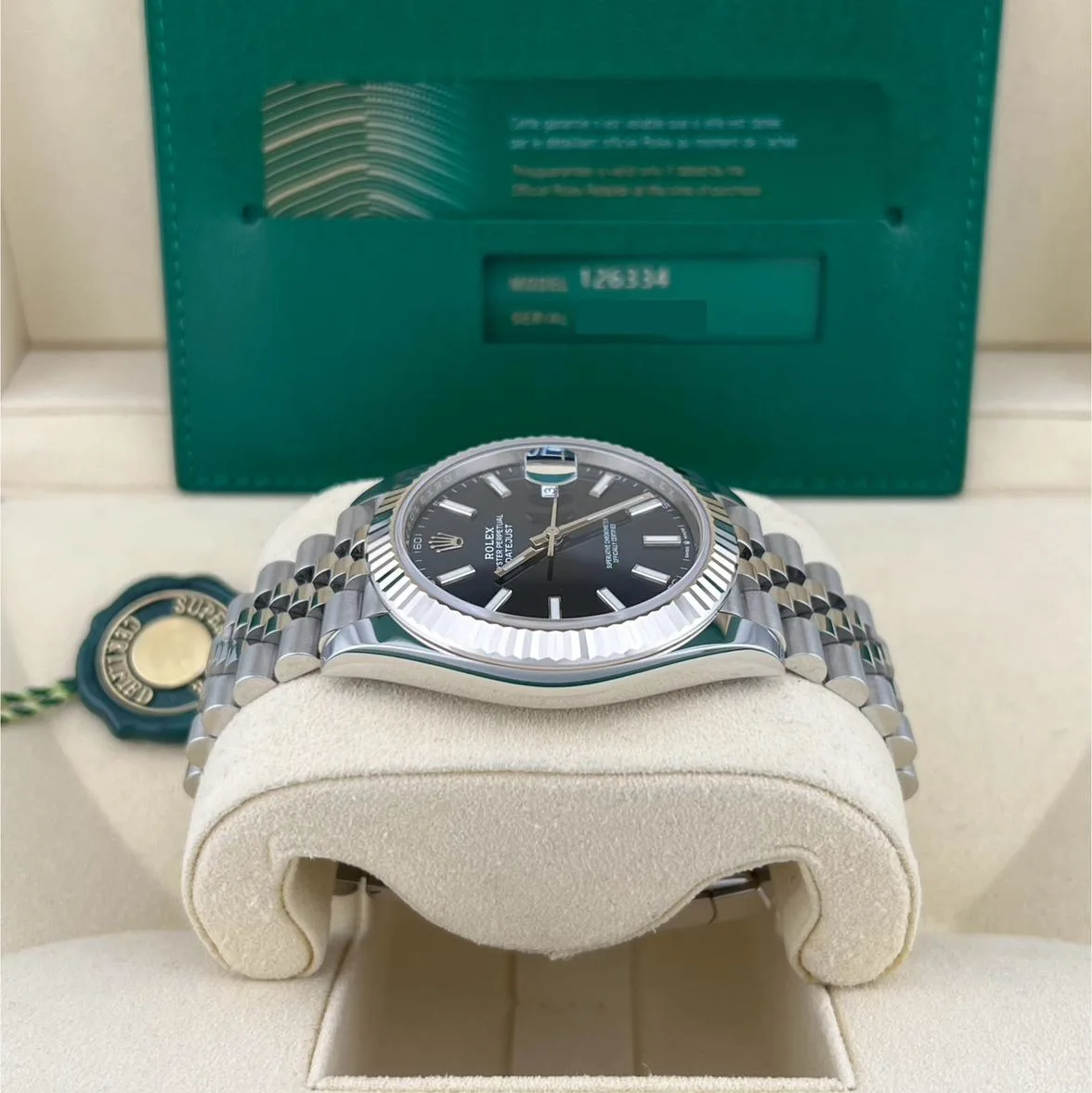 2024 Rolex Datejust 36 Steel / Fluted / Blue / Jubilee 126234-0017 Listing Image 4