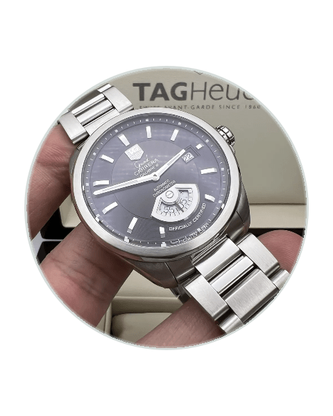 Tag Heuer Grand Carrera Automatic Calibre 6 RS 40 Steel / Brown